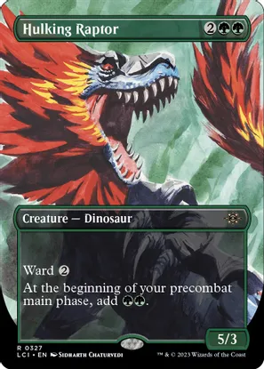 Hulking Raptor (Borderless)